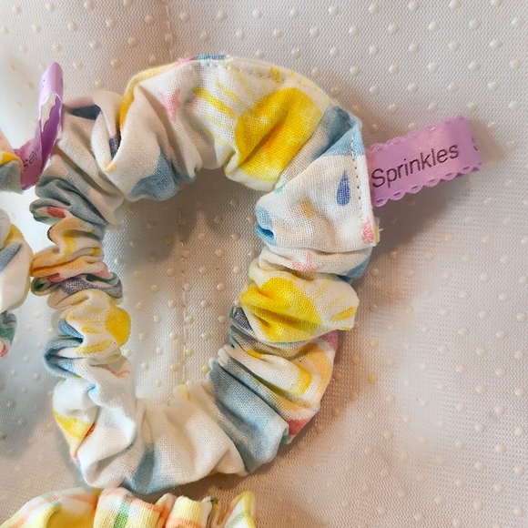 4/$15 Sprinkles Scrunchies. Variety of sizes. - Picture 3 of 4